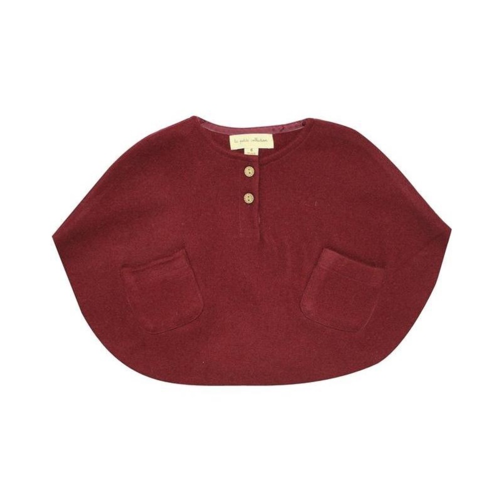 La Petite Cape - Burgundy - Brand New w/ Tag
